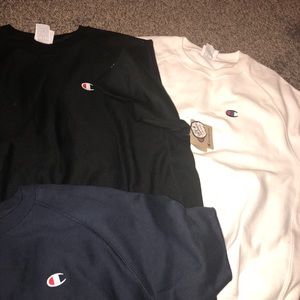 Bundle Deal! All three champion crew necks.